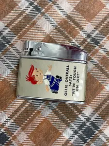 OLLIE OVERALL ENAMEL LIGHTER IN ORIGINAL BOX