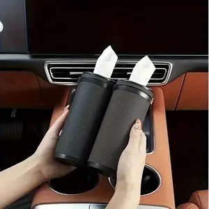 corvette cup holder 1pc Premium ABS Car Tissue Holder, Round Unfinished Multi-Functional Vehicle Interior Accessory, High-Quality Storage Organizer for Auto Cup Holders
