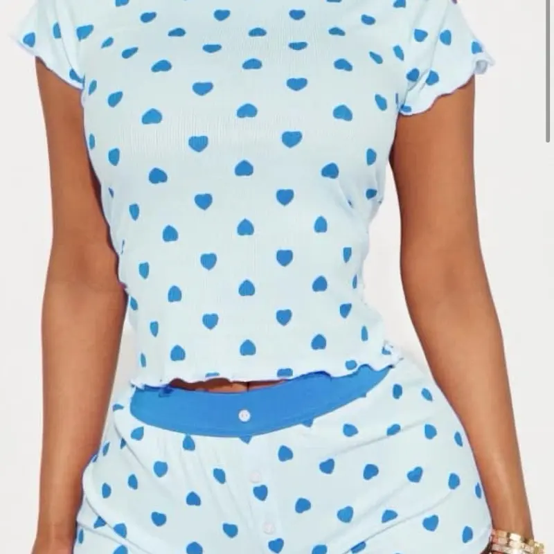 Two piece polka dot night short set Comfort Lingerie Womenswear