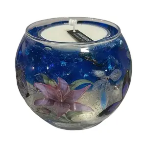 Clear Candle with Clear Wax Decor Ornaments - Freshener, Decorative Decoration for Home Decor