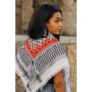 Handmade Tatreez Kuffiyeh