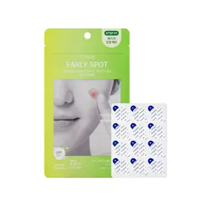 FRANZ SKINCARE Naked Invisible Early Blemish Cover 72 Count Ultra-Thin 0.013mm with Cica and Melittin for Makeup Ready