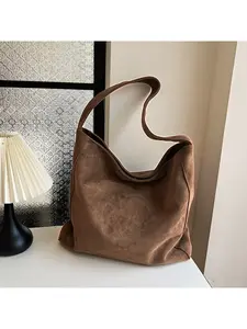 New Multi-Functional Women's Shoulder Bag, Fixed Strap, Magnetic Closure, Large Capacity Crossbody Bag for Daily Use, Essential Accessories
