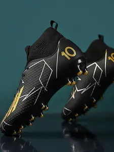 Men's Sports Football Shoes, Sports Lace Up Soccer Shoes, Football Cleats, Training Shoes for All Seasons, Football Field Boots