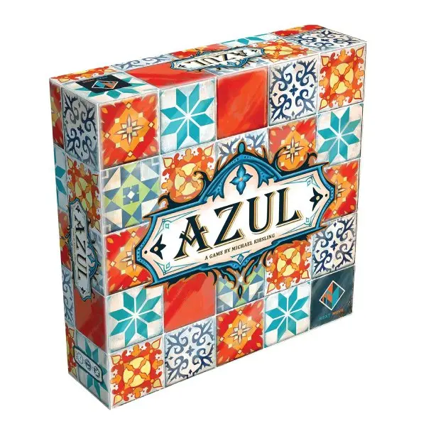 Azul Board Game, Award-Winning Mosaic Pattern Strategy Game for Adults and Families, Beautiful Tile Placement Family Board Game, Ages 8+, 2–4 Players, 30–45 Minute Playtime