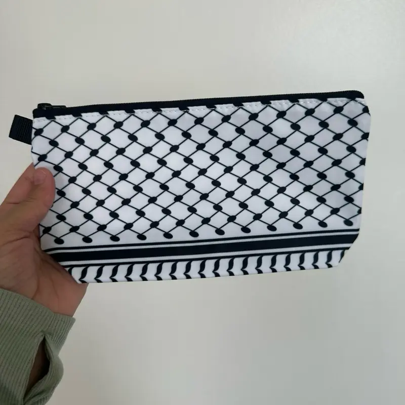 Keffieyeh zipper pouch
