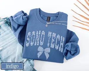 Sono Tech Sweatshirt • Sonographer Coquette Bow Work • Ultrasound Tech • Ultrasound Technologist • Sonography Graduation Gifts