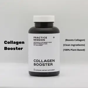 Collagen Booster: Naturally Optimize Your Body's Production of Collagen | Healthier Skin, Hair and Nails | Clean Ingredients | 100% Plant-Based Formula | Vegan, Non-GMO & Gluten Free | Dietary Supplement for with Biotin for Collagen Production