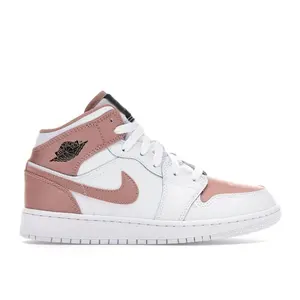Jordan Kid's 1 Mid White Rose Gold, from StockX
