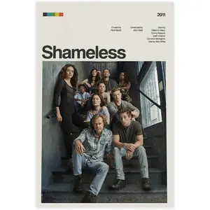 Tv Show Posters Shameless Poster Decorative Painting Canvas Wall Art Living Room Posters Bedroom