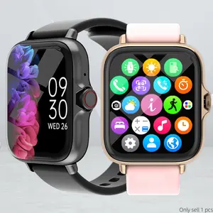 2026 Smart Watch Fitness Tracker, Connect Phone Call Message, Music Player, Step Counter, Weather, Android & iPhone Compatible, 1.83 Inch Full Touch Screen