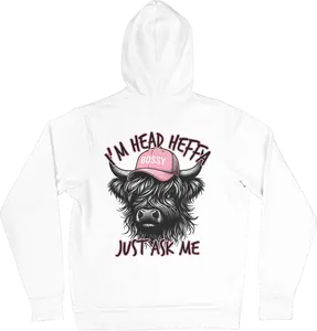 I'm Head Heffa Sweater ONLY IN WHITE Distinctive Head Design Bold Hue Versatile for Casual & Special Occasions