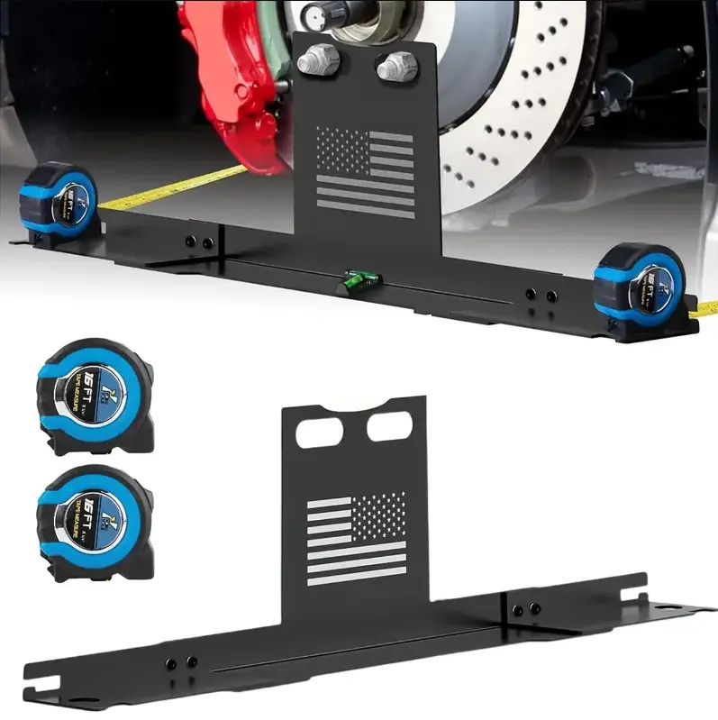 [SummerFinds]Wheel Alignment Tool Heavy Duty Toe Alignment Plates, No Caliper Removal Needed, Automotive Alignment Tools With Imperial Tape Measures, Compatible With Most Cars, Trucks, And SUVs Car Air Compressor fathersdaygift,father'sdaygifts