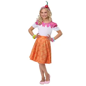 Girls Ice Cream Cone Costume