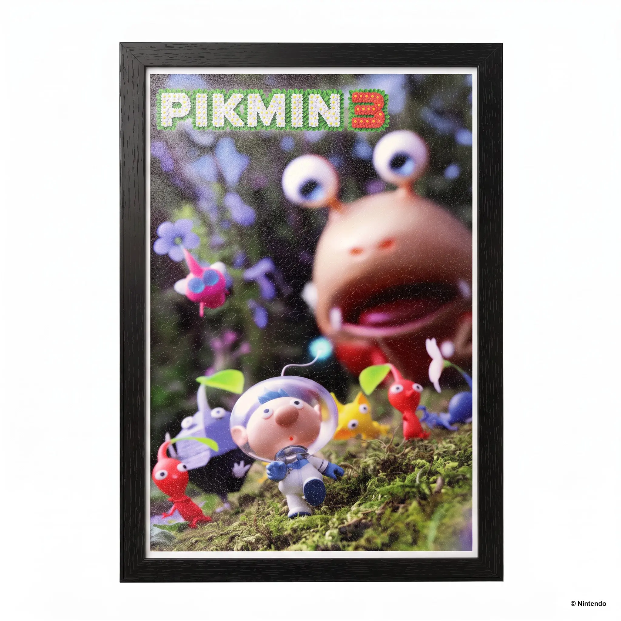 Pikmin 3 – 11" x 17" Framed Gel-Coat Print