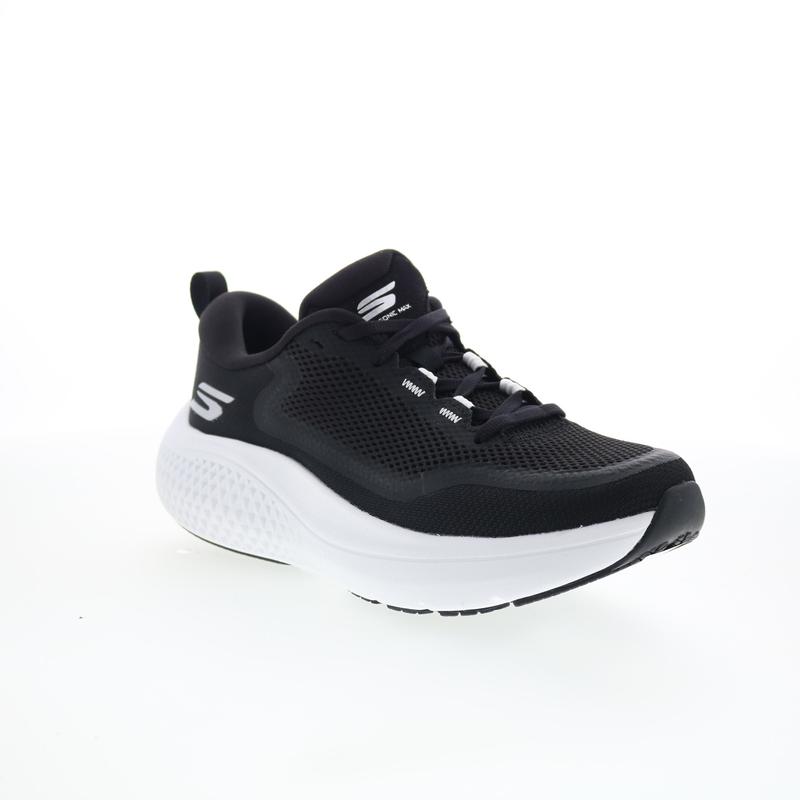 Skechers Go Run Supersonic 172086-BKW Womens Black Athletic Running Shoes