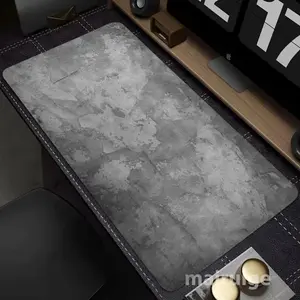 1 XXL Oversized Gaming Mouse Pad Minimalist Gray-Toned Mouse Pad Non-Slip Rubber 3mm Thick Washable Mouse Pad Computer & Office Decor Accessory Gamers' Top Gift Choice Perfect for Laptops, Desks, and Gaming Tables