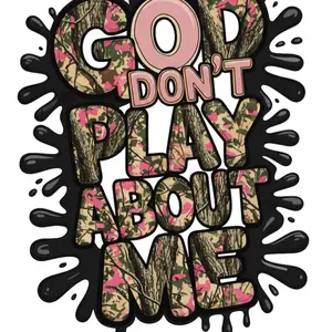 God Don't Play About Me DTF Multicolored Combo