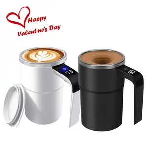 Valentine's Day gifts,Portable Automatic Mixing Cup, USB Rechargeable Magnetic Mixing Cup, Multifunctional Coffee Mixing Cup, Self Stirring Mug for Home Kitchen