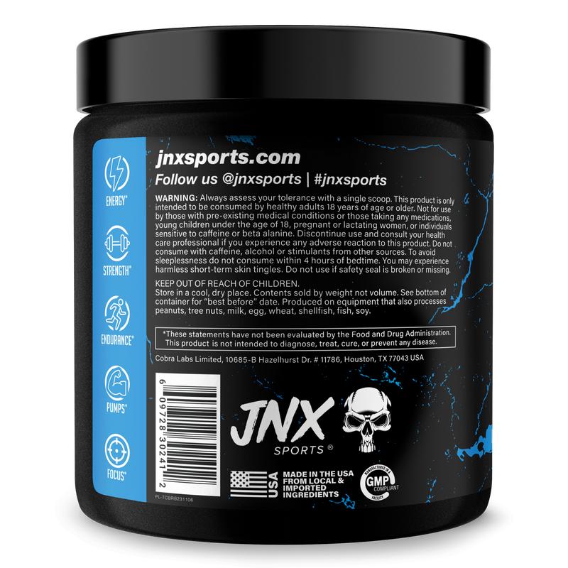JNX SPORTS The Curse! Pre Workout Powder | 50 Servings | 155mg Caffeine, Beta-Alanine, L-Citrulline & Creatine | Pre-Workout for Men & Women