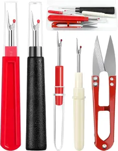 Seam Rippers for Sewing – 2 Big and 2 Small Stitch Remover Tools, Thread Ripper, Embroidery Removal Tool with Thread Snips