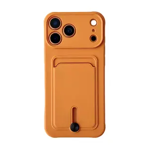 Applicable for iPhone 17 Pro Max phone case, second generation, insert 16 Pro card holder, 15 anti-drop, 14 protection cover