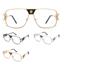The Chemist Glasses - Punk Elegance with Lion Emblem - Designer Inspired Non Prescription Eyewear for Stylish Individuals