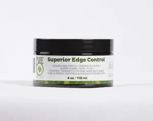Pure O Haircare Avocado-Infused Superior Edge Control Gel, 4 oz Beauty Products for Smooth Hair Styling (Beauty & Personal Care, Haircare & Styling Gel)