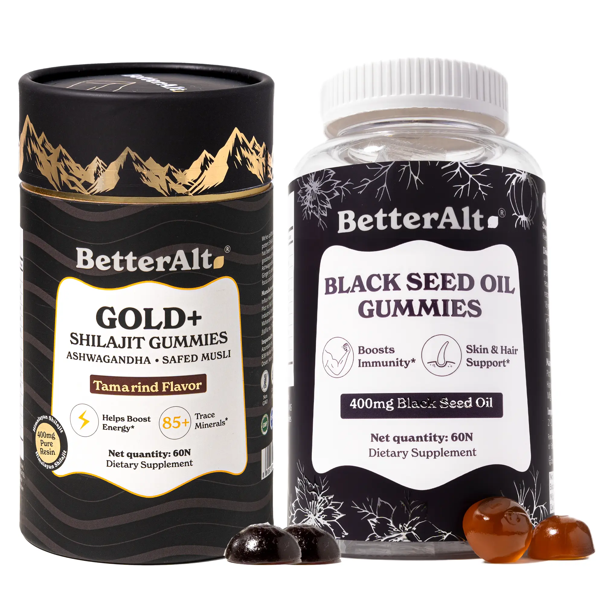 BetterAlt GOLD+ Shilajit & Black Seed Oil Gummies - 60 Count - TikTok Shop