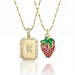 Initial necklace set