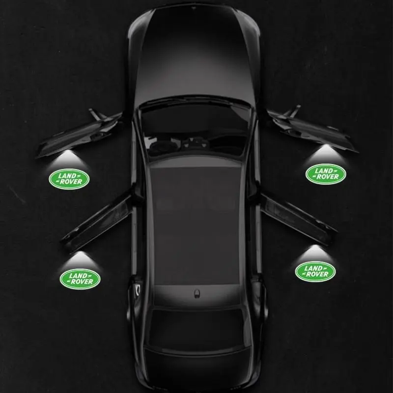 2026 New Land Rover Freelander 2 2010-Now Car Accessories LED Projector Ghost Atmosphere Logo Lamp Auto Door Welcome Shadow Lights For your Cars