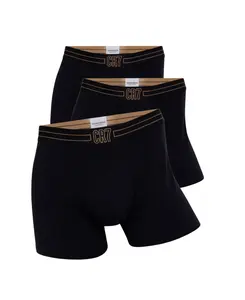 CR7 Men's Basics 3-Pack Trunks Cotton Blend Trunks