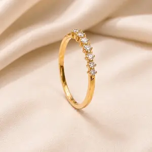 LuxeGlow Stack Ring