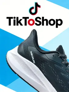 TikTok Trending Unisex Breathable Mesh Lightweight Cushioning Running Shoes Comfortable Lace Up Athletic Sneakers for Running Gym Daily Wear
