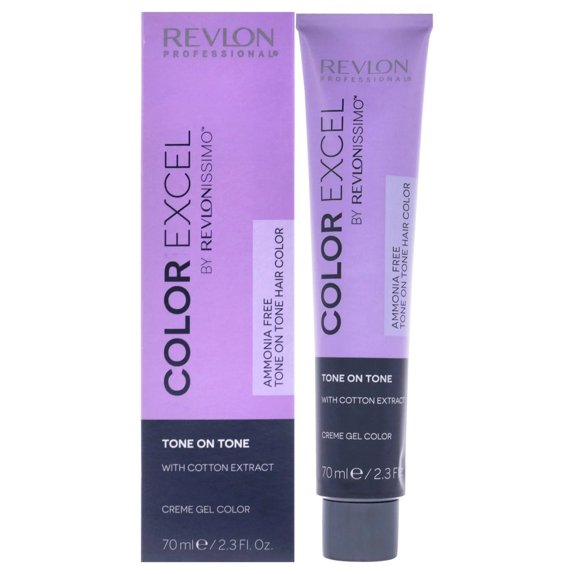 REVLON Revlonissimo Color Excel Gentle Ammonia-Free Creme Gel Hair Color with Cotton Extract, 77.60 Intense Light Red, 2.3 oz, Unisex Haircare Product