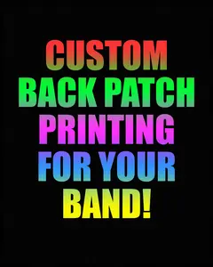 Custom Sublimated Back Patch - Goth Punk Battle Vest