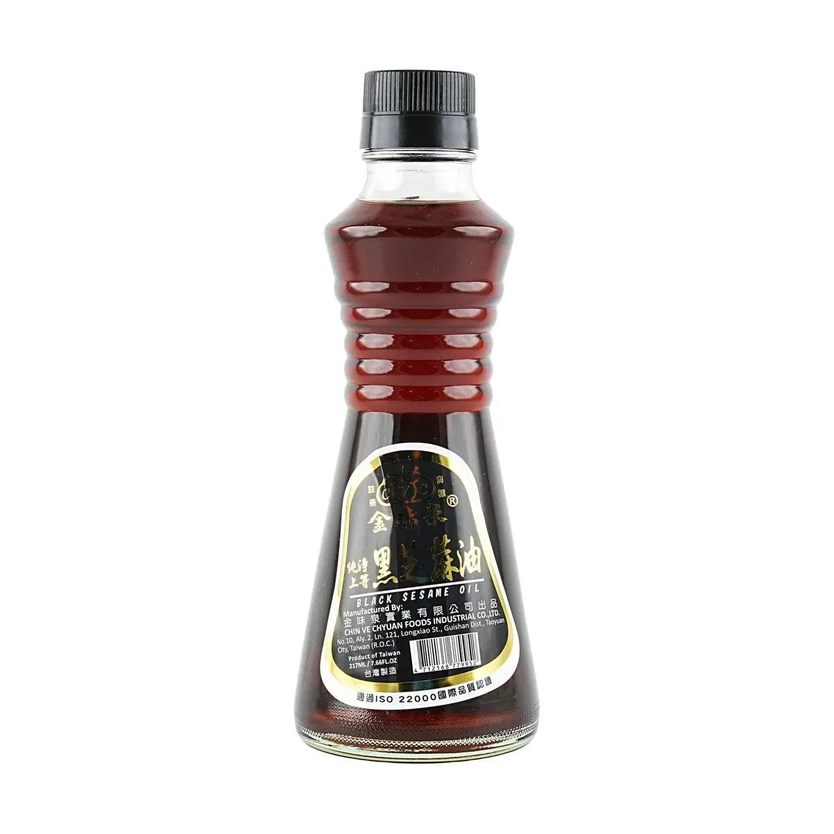 JINWEIQUAN Taiwan Black Sesame Oil 217ml - Pure Roasted Cold Pressed Cooking Oil for Flavor & Health JINWEIQUAN Taiwan Black Sesame Oil 217ml - Pure Roasted Cold Pressed Cooking Oil for Flavor & Health