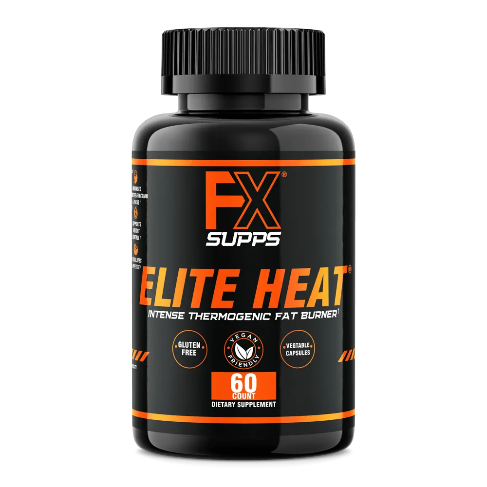 Elite Heat 60ct - Energy & Metabolism Support for Healthcare, Fitness, and Natural Dietary  Supplement