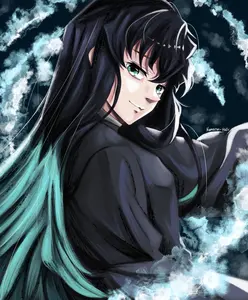 Demon Slayer Muichiro Takito Original Print High-Quality Anime Artwork for Fans