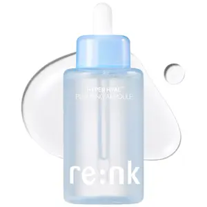 Re:NK Hyper Hyal Plumping Ampoule – Moisturizing Facial Serum with Hyaluronic Acid, Panthenol and Allantoin, Enhance Skin Glow and Pore Care, Deep Hydration for Dry Skin, K-beauty Skincare (3.38 fl oz)