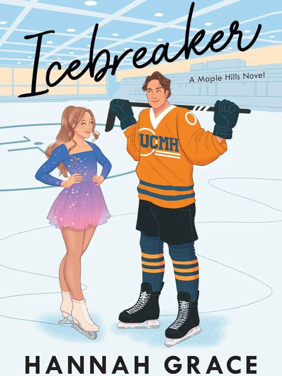 Icebreaker: A Hockey & Figure Skating Romance Book, Maple Hills Series Book 1 (Paperback) by Hannah Grace