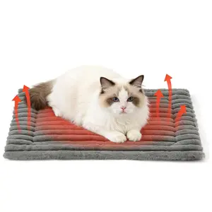 【Already have 10K favorites】Self Warming Pet Bed for Cats & Dogs Small Self Heating pet Crate Pad, NoElectricity Thermal Extra Warm Puppy Mat Indoor Non-Slip & Washable