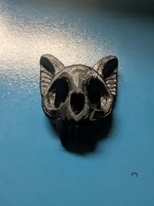 Bat Head 3D Printed Jumping Spider Hide | Black, Goth, Witchy, Themed, Jumping Spider Accessories, Jumping Spood Hide