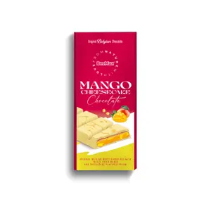 Beemax Dubai-Style Mini Mango Cheesecake Chocolate Bar (3 oz) | Imported from Turkey
