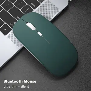 Silent Bluetooth Mouse Wireless Slim Rechargeable Noiseless Laptop Tablet