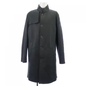 Pre-owned Giorgio Armani Lambskin Small Leather Goods Armani Collezioni Lamb Leather Coat