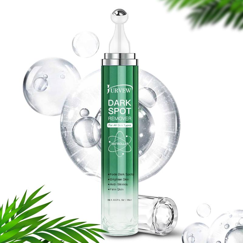 JURVEW Dark Spot Corrector Serum and Cream Roller Fades Dark Spots, Brightening and Hydrates with 360° Cooling Massage Ball  for Refreshing Skincare Experience