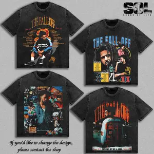 [Collection] J.Cole - The Fall-Off Album Graphic Tee High-Quality, Soft Washed T-Shirt, ''Disc 29 Disc 39'' Hip-Hop Shirt, The Fall-Off Album JCole Fan Graphic Tee, Dreamville Cole World, Music Fan Merch Shirt