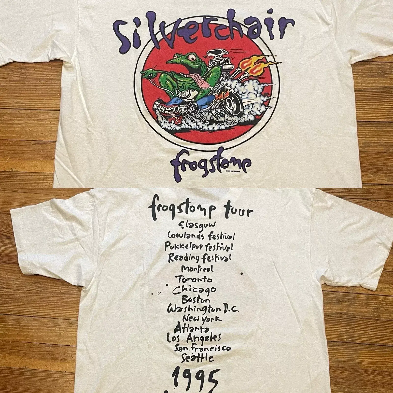 90s Silverchair Shirt Size XL Grunge Rock Band Tour Punk Metal