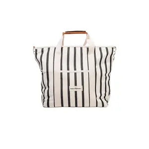 business & pleasure co. Cooler Tote Bag in Monaco Black Stripe